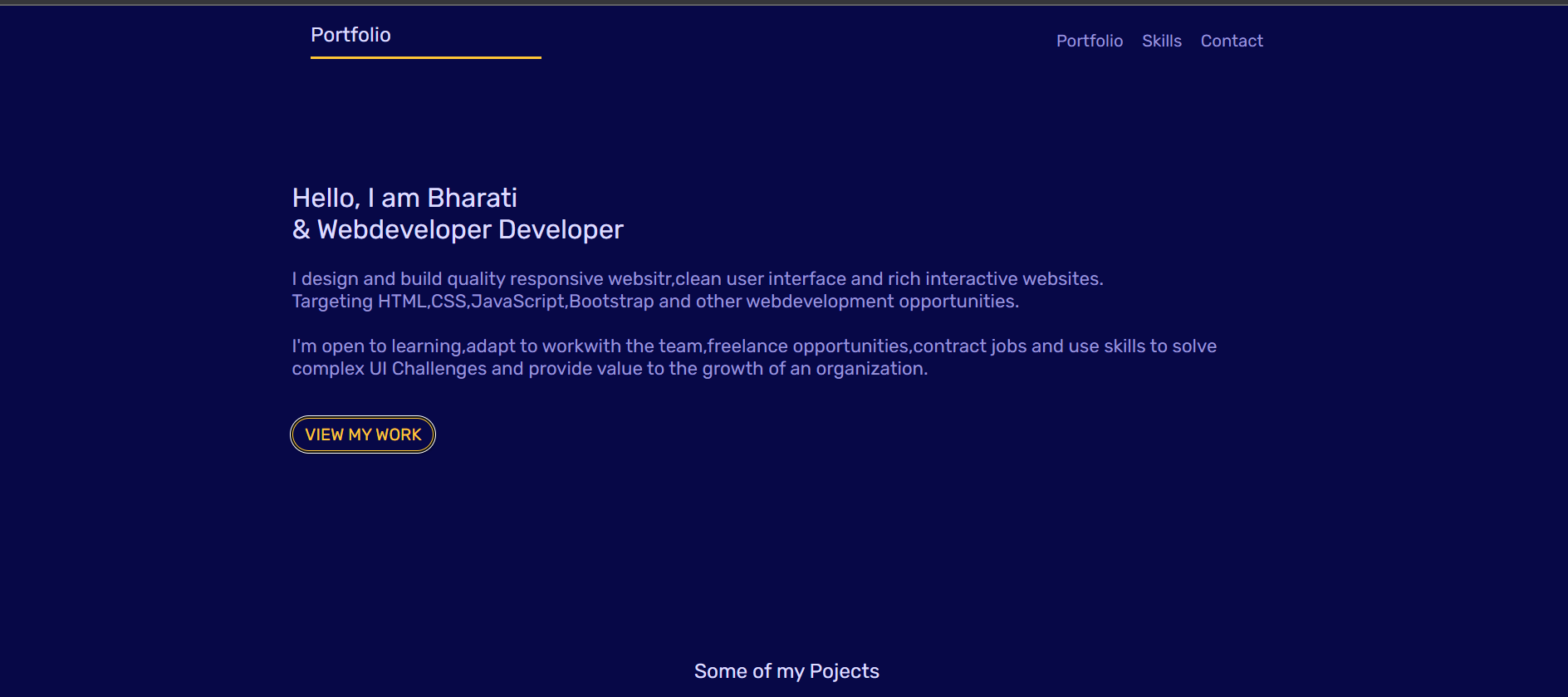 Portfolio Project Image